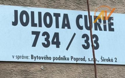 AV REALITY ponúka prenájom 2 izbového bytu v Poprade