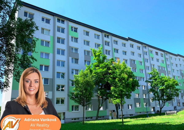 PREDAJ 3-izbový byt s lodžiou – Poprad, Starý Juh