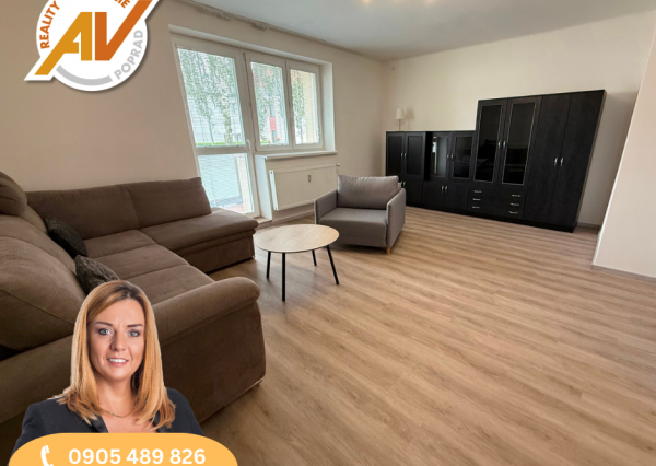 PRENÁJOM 2-IZBOVÝ BYT s balkónom Poprad - CENTRUM