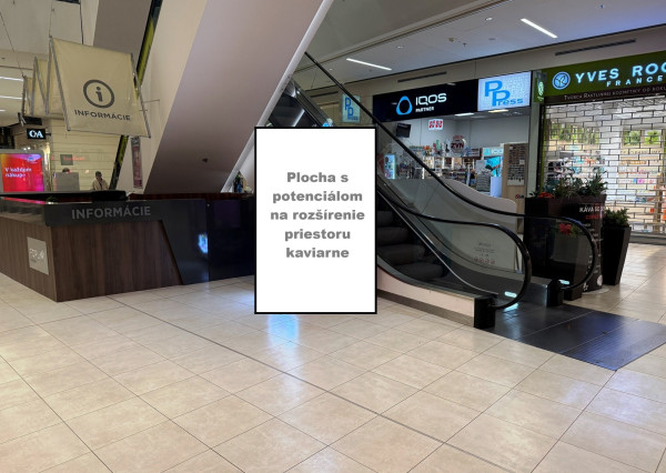 ODSTÚPENIE ZABEHNUTEJ KAVIARNE – Caffé Trieste, OC Fórum Poprad