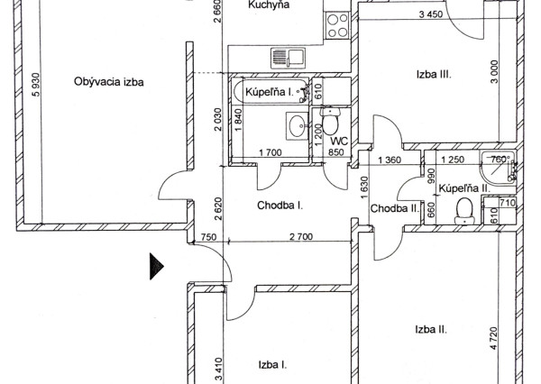 4-IZBOVÝ BYT S DVOMI KÚPEĽŇAMI | 89 m² | POPRAD – NOVÝ JUH