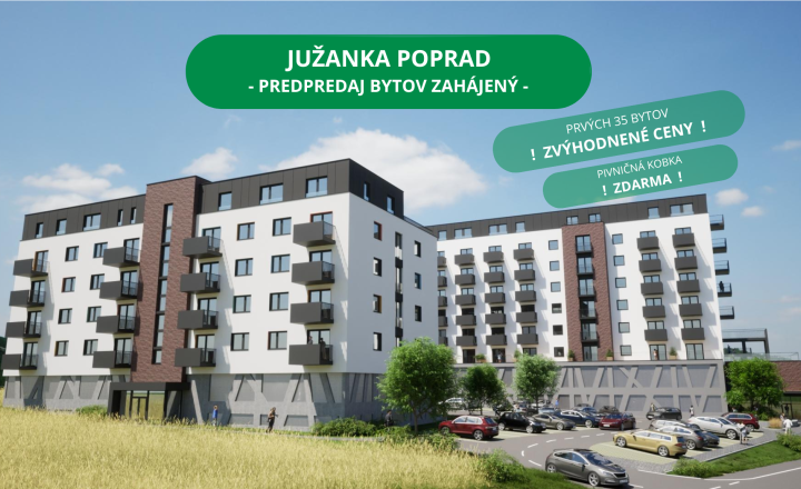 AV REALITY -  nový projekt bývania JUŽANKA V POPRADE - fotografia 1