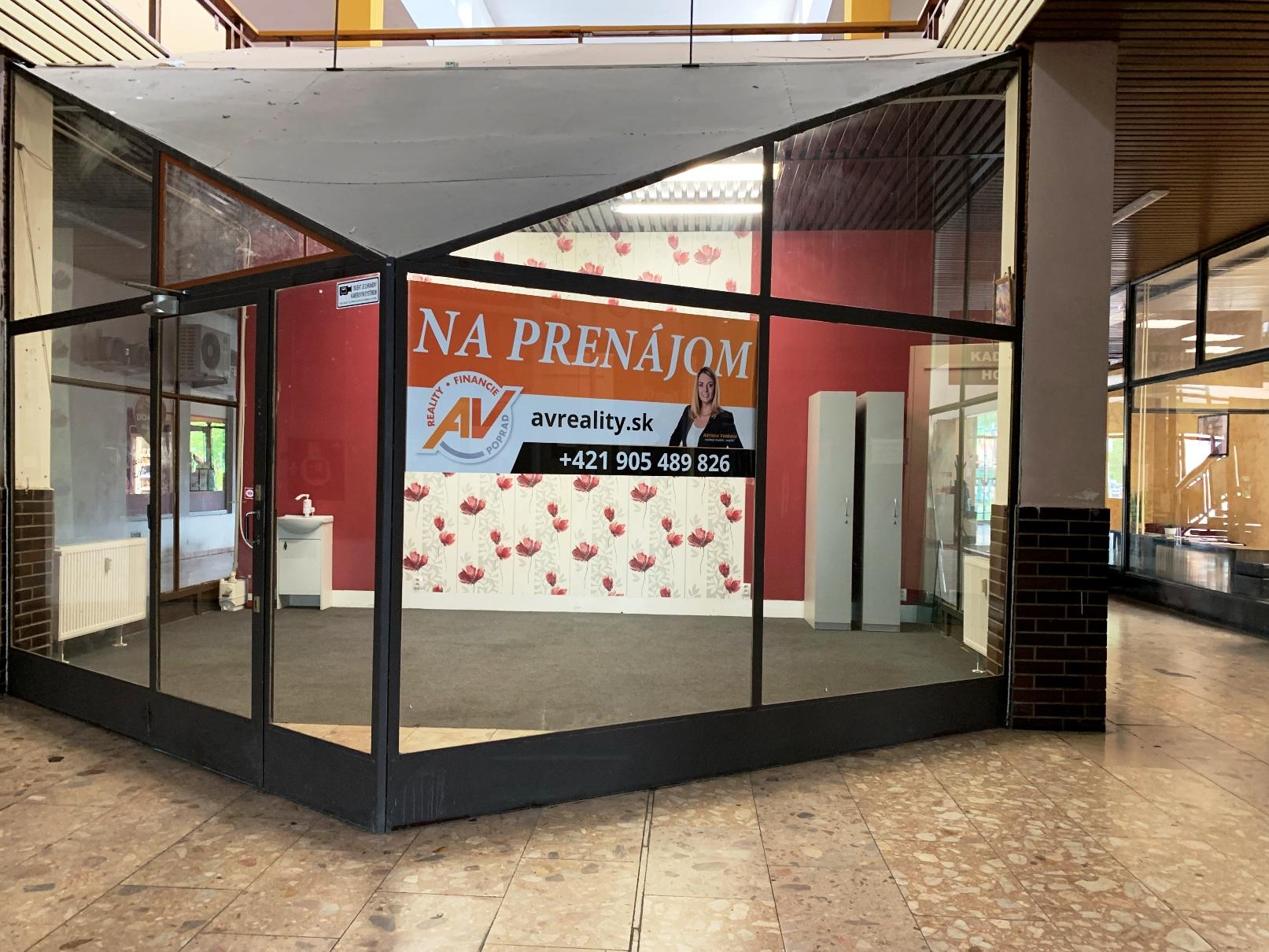 PRENÁJOM Obchodné priestory Poprad - OC VÝKRIK