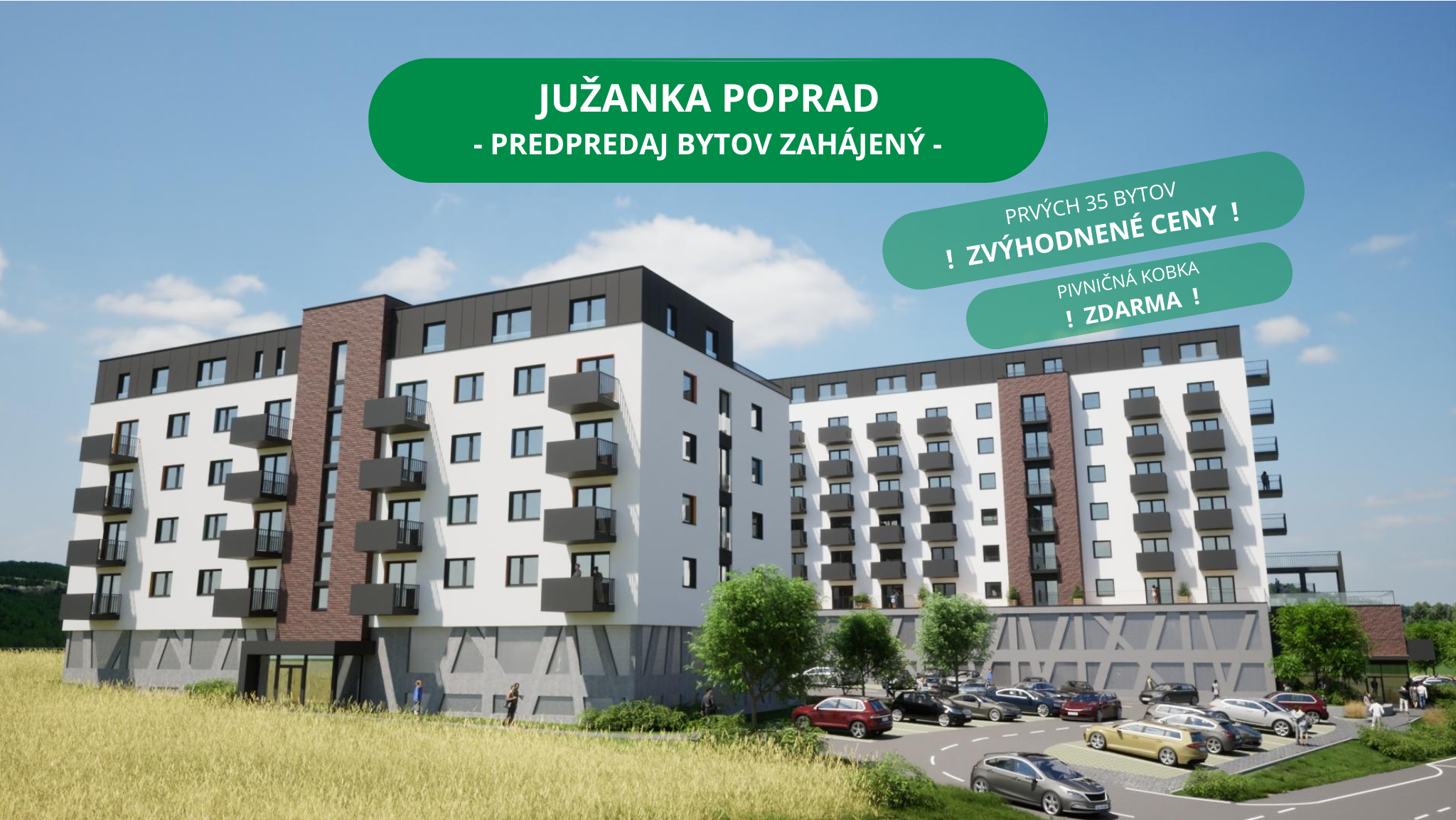 AV REALITY -  nový projekt bývania JUŽANKA V POPRADE